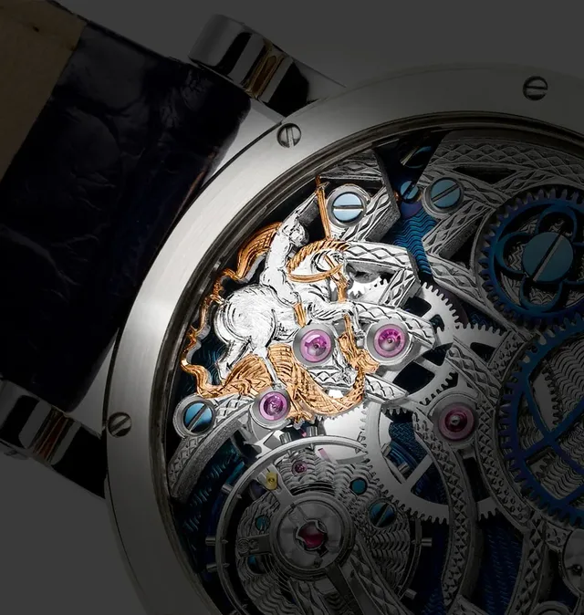 Grieb & Benzinger: St. Georg, Gravur
