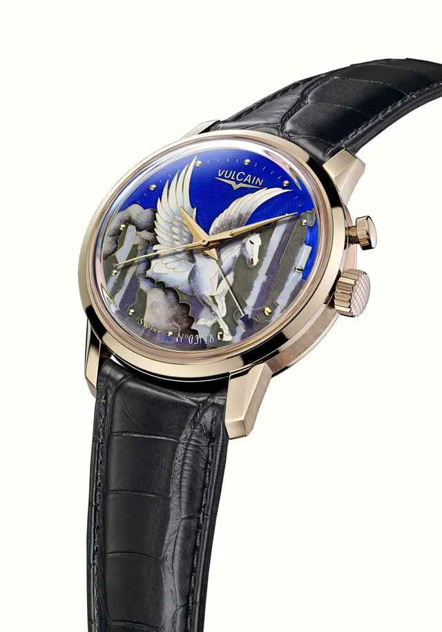 Vulcain: 50s Presidents Cricket Pegasus On The Mountain