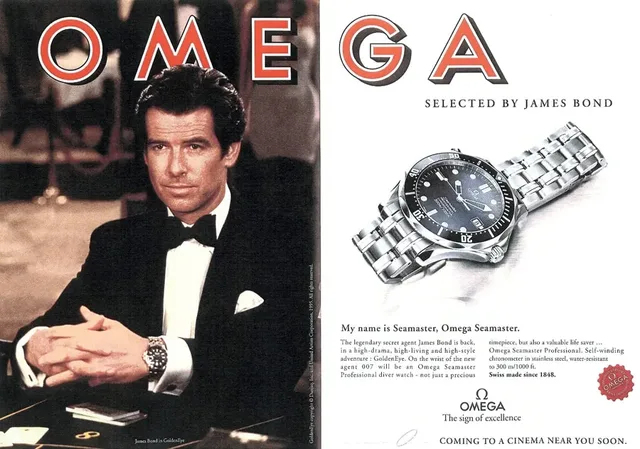 Omega im James-Bond-Film "Golden Eye" mit Pierce Brosnan (1995)