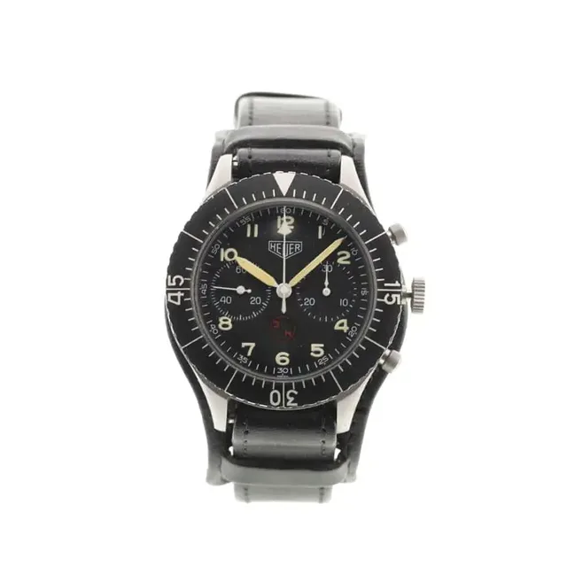 Militäruhren sammeln: Heuer Fliegerchronograph der Bundeswehr (Foto: Marcel Kamps)