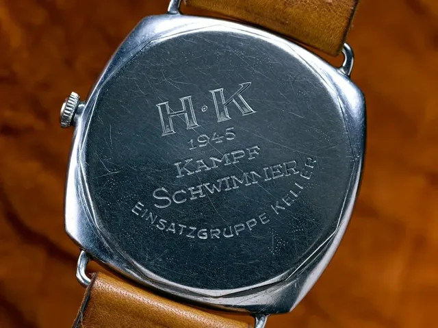 Panerai: Kaufhold-Radiomir, Gravur auf dem Gehäuseboden