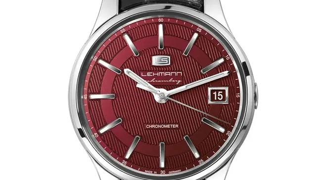Lehmann Schramberg: Intemporal Fensterdatum, rot