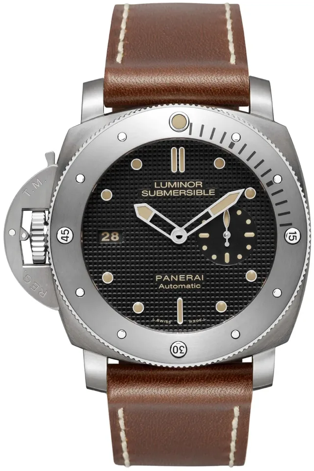 Panerai: Luminor Submersible 1950 Left-Handed 3 Days Automatic Titano