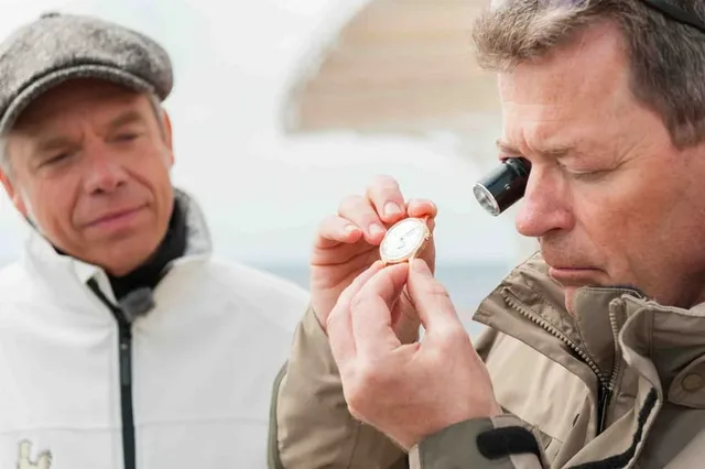 Uhrenmanufaktur Hentschel: Überprüfung einer Uhr mit der Lupe