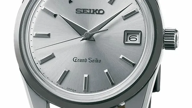 Seiko: Grand Seiko Historische Kollektion Selfdata mit silberfarbenem Zifferblatt