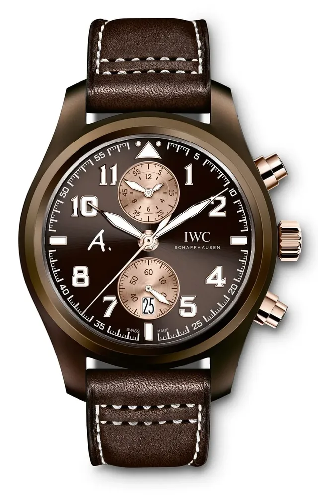 IWC: Fliegeruhr Chronograph Edition "The Last Flight" Rotgoldvariante