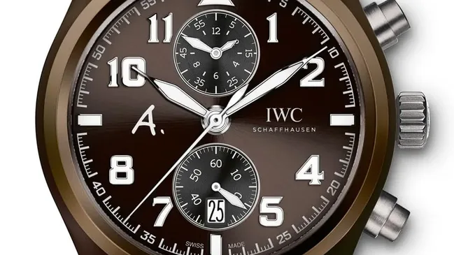 IWC: Fliegeruhr Chronograph Edition "The Last Flight" Titanvariante