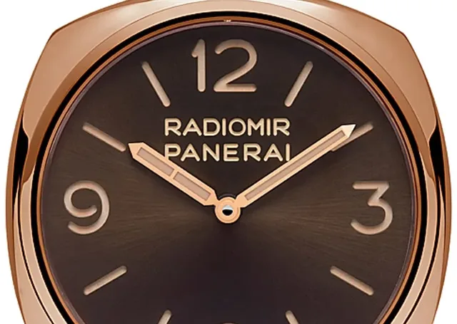 Panerai: Pocket Watch 3 Days in Oro Rosso, sprich Rotgold