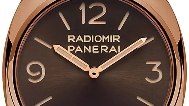 Panerai: Pocket Watch 3 Days in Oro Rosso, sprich Rotgold