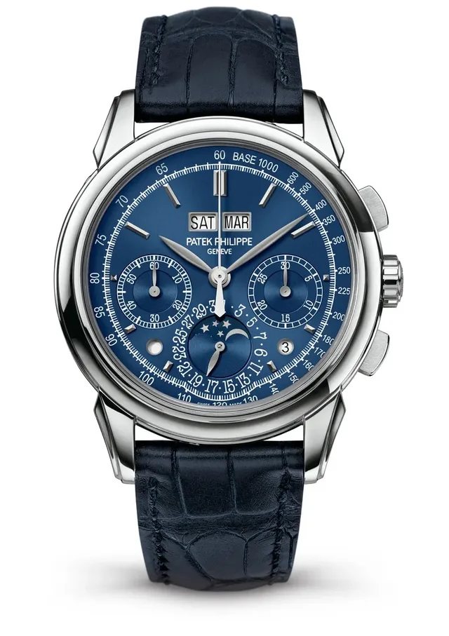 Patek Philippe: Grande Complication 5270G, Zifferblatt Blau