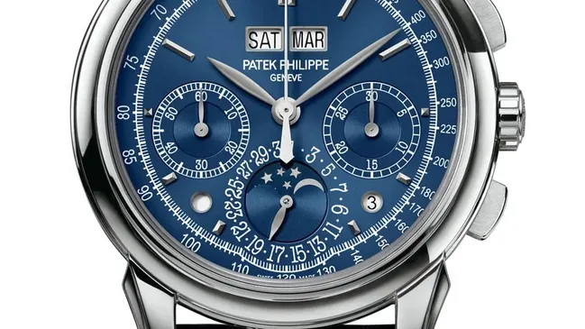 Patek Philippe: Grande Complication 5270G, Zifferblatt Blau