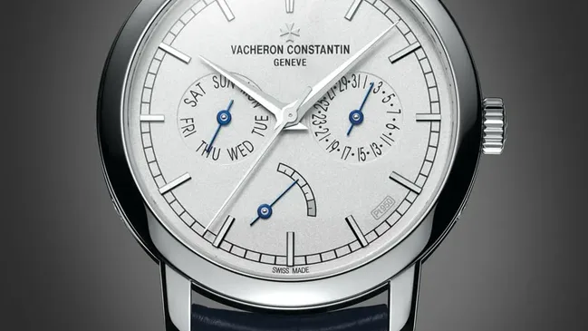 Vacheron Constantin: Traditionnelle Day-Date mit Gangreserve Collection Excellence Platin