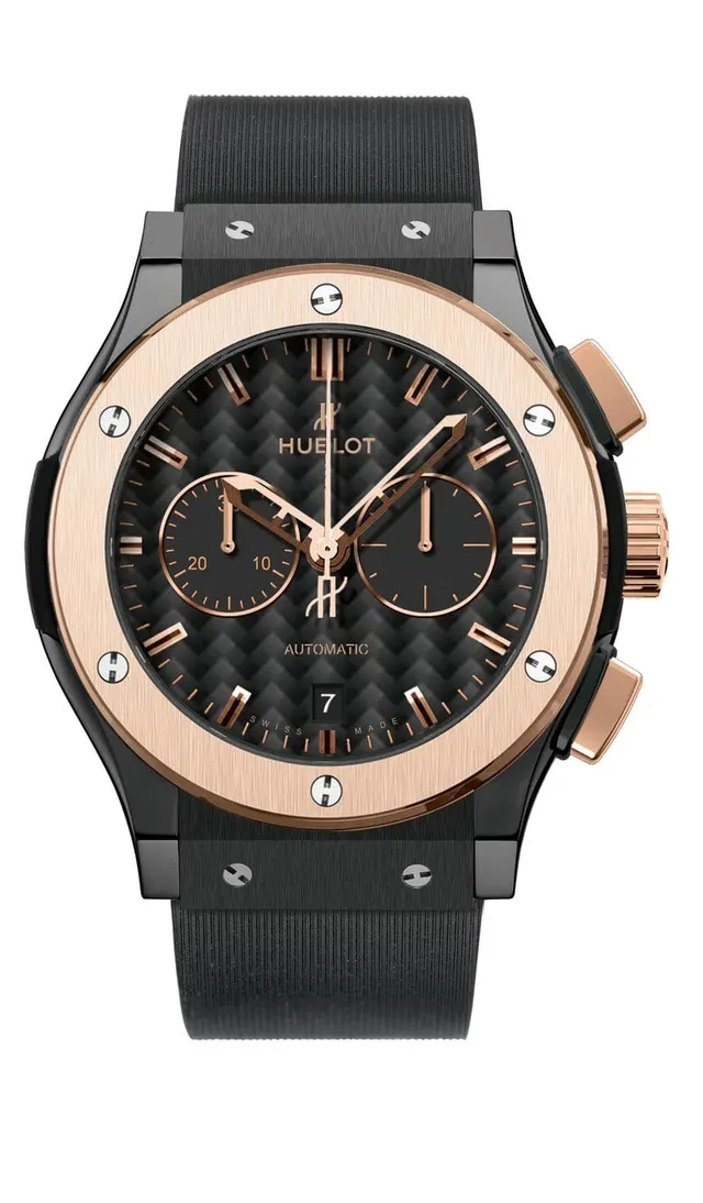 Hublot: Classic Fusion Chronograph 42 mm Ceramic King Gold