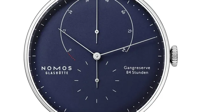 Nomos Glashütte: Lambda tiefblau