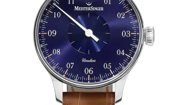 Meistersinger: Circularis, Sonnenschliff Saphirblau