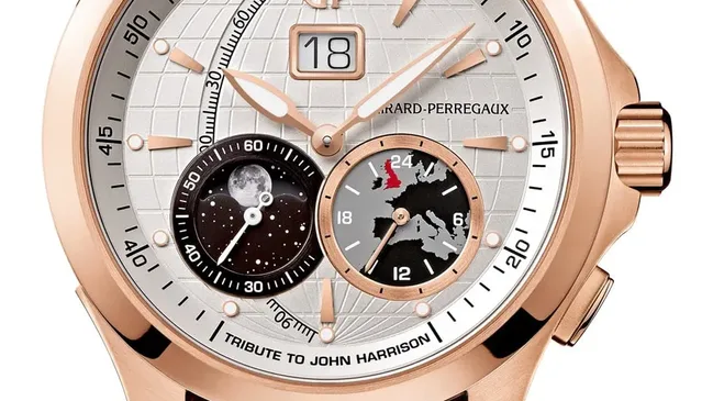 Girard-Perregaux: Traveller Large Date, Moon Phases & GMT Limited Edition John Harrison
