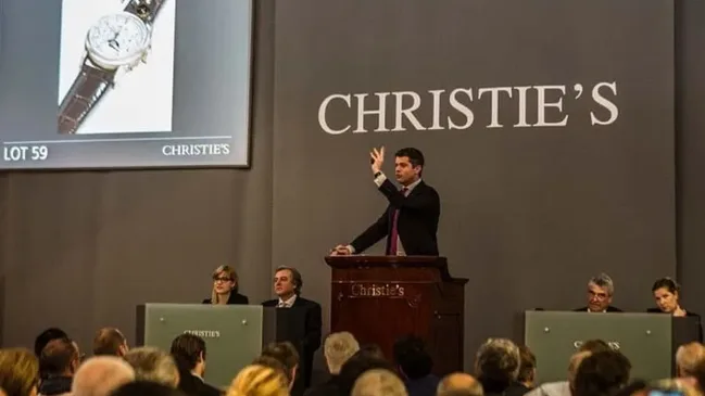 Auktionssaal bei Christie's