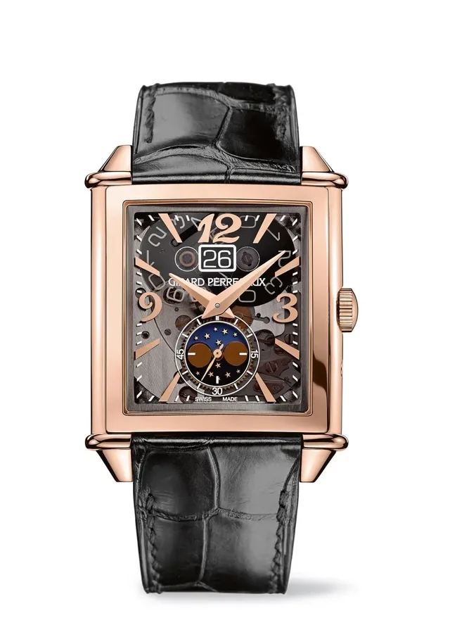 Girard-Perregaux: Vintage 1945 Large Date, Moon Phases in Rotgold