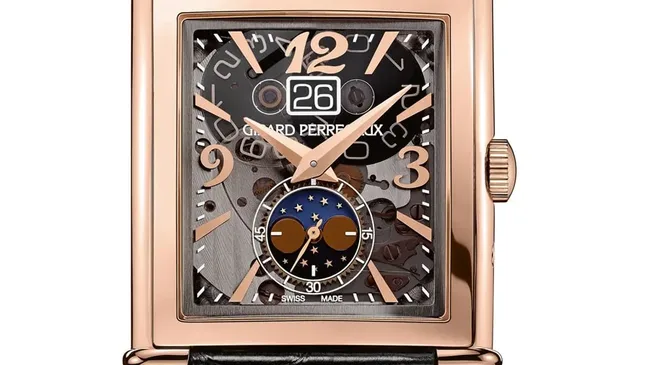 Girard-Perregaux: Vintage 1945 Large Date, Moon Phases in Rotgold