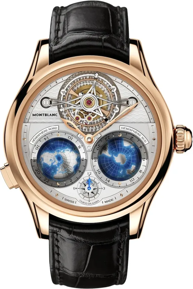 Montblanc: Collection Villeret Tourbillon Cylindrique Geosphères Vasco da Gama