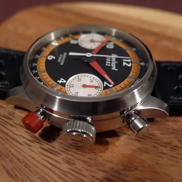 Hanhart: Armbandstoppuhr