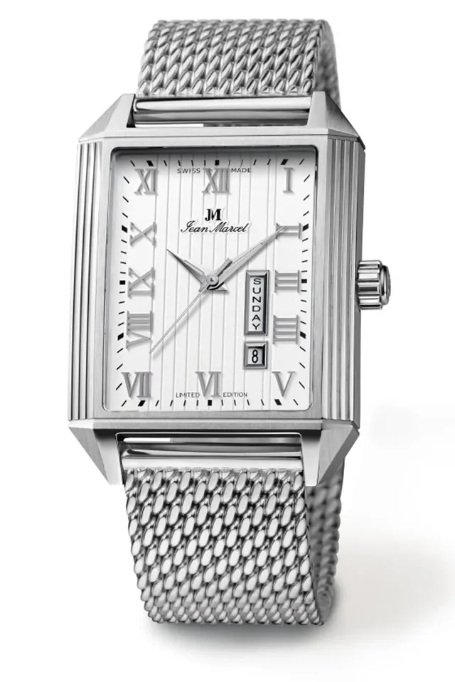 Jean-Marcel: Quadrum II, weißes Zifferblatt