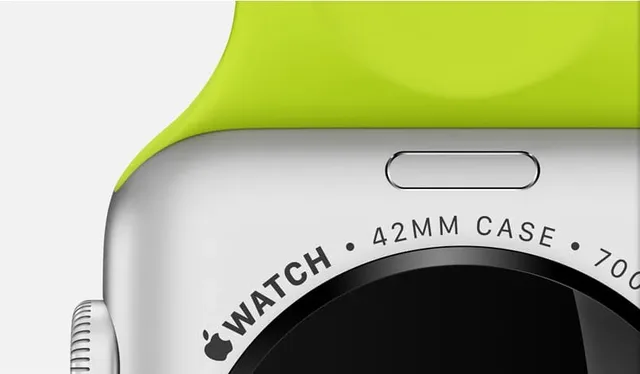 Apple Watch Sport Rückseite