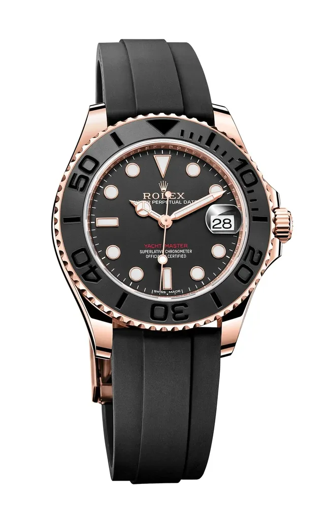 Rolex: Oyster Perpetual Yacht-Master in Everose-Gold mit Oysterflex-Band