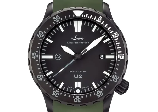Sinn Spezialuhren: U2 C (EZM5) mit Kautschukband