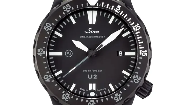 Sinn Spezialuhren: U2 C (EZM5) mit Kautschukband