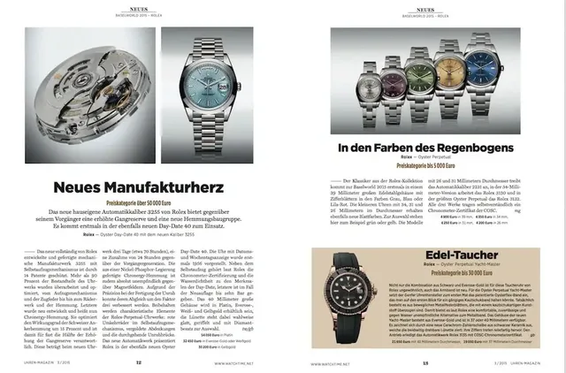 News Baselworld 2015