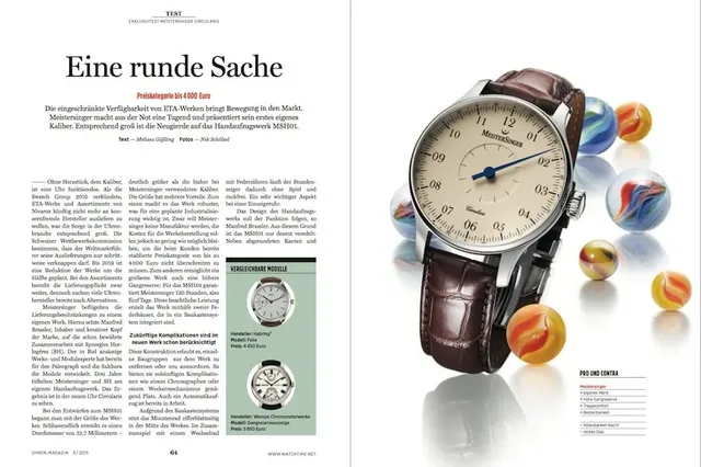 Meistersinger Circularis im Exklusivtest