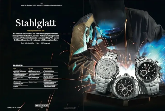 3 Sportchronographen im Vergleichstest
