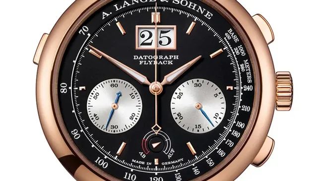 Schmückt momentan das Handgelenk von Wilhelm Schmid: der Datograph Perpetual mit grauem Zifferblatt