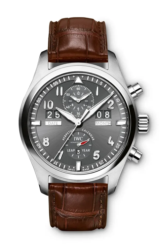 IWC SPITFIRE PERPETUAL CALENDAR DIGITAL DATE-MONTH