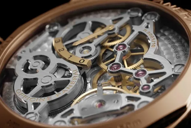 Panerai_Radiomir1940rDaysGMTOroRosso_Werk