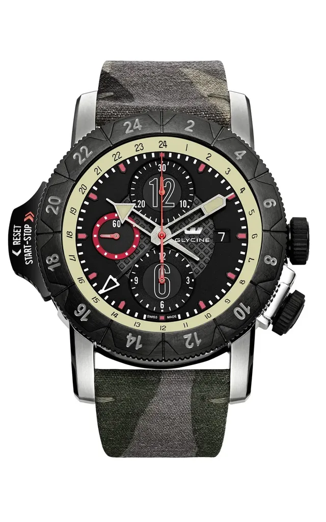 Glycine: Airman Airfighter mit Camouflage-Band