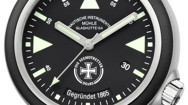 Mühle-Glashuette: Sonderedition SAR Rescue-Timer 150 Jahre DGzRS