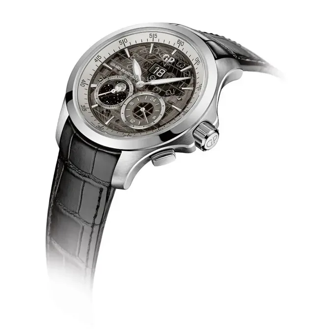 Girard-Perregaux: Traveller Large Date, Moon Phases & GMT in Edelstahl