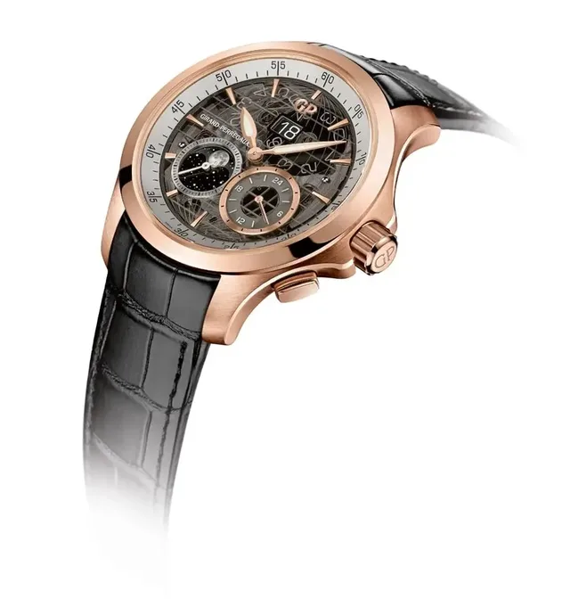 Girard-Perregaux: Traveller Large Date, Moon Phases & GMT in Roségold