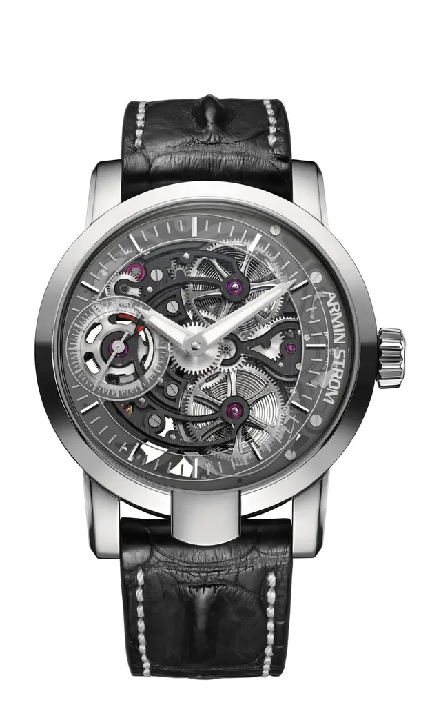 Armin Strom: Skeleton Pure in Edelstahl mit schwarzer Platine zur Only Watch 2015