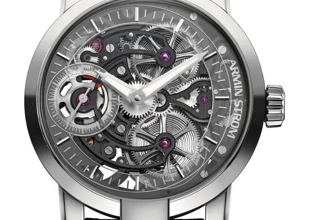 Armin Strom: Skeleton Pure in Edelstahl mit schwarzer Platine zur Only Watch 2015