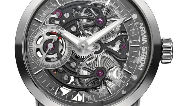 Armin Strom: Skeleton Pure in Edelstahl mit schwarzer Platine zur Only Watch 2015