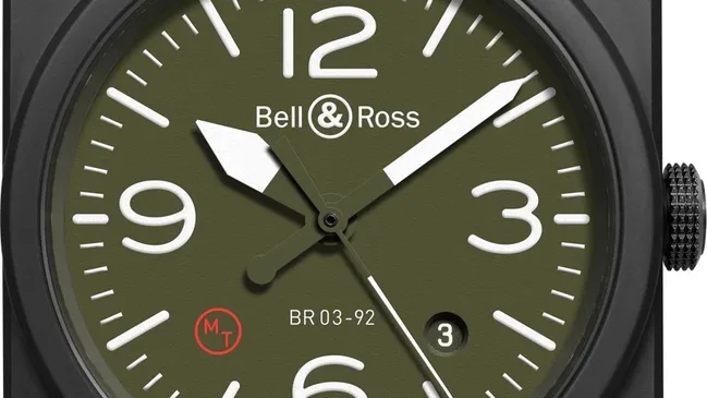 BR03-92: Ceramic Military Type, grünes Textilband