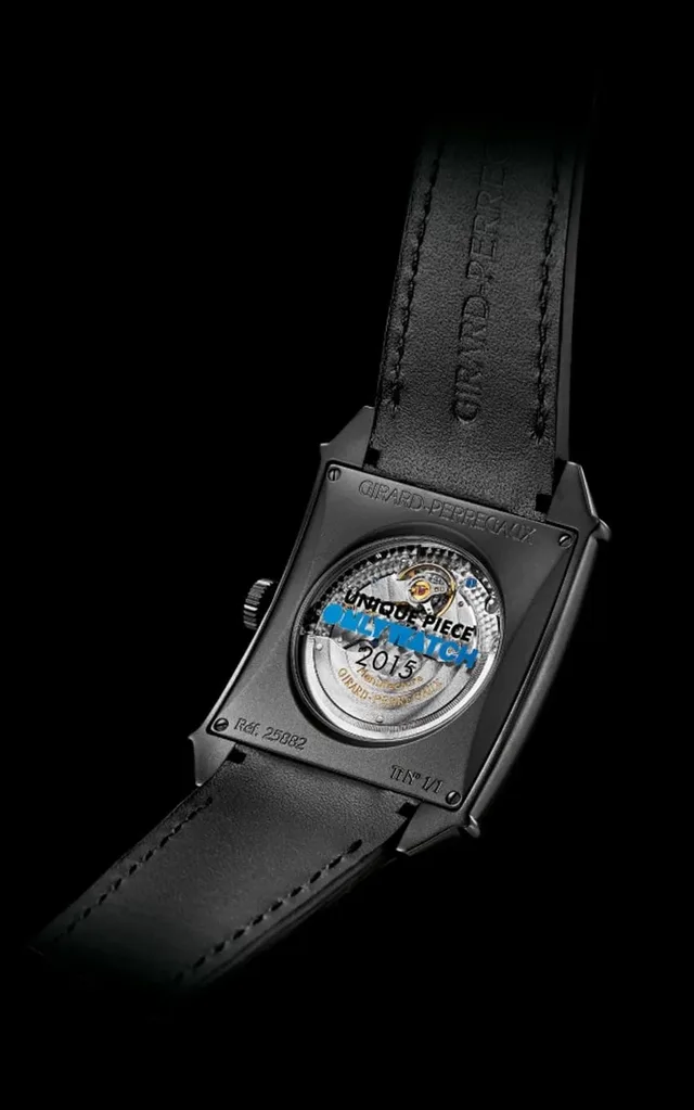 Girard-Perregaux: Vintage 1945 XXL mit Großdatum und Mondphasenanzeige, Rückseite