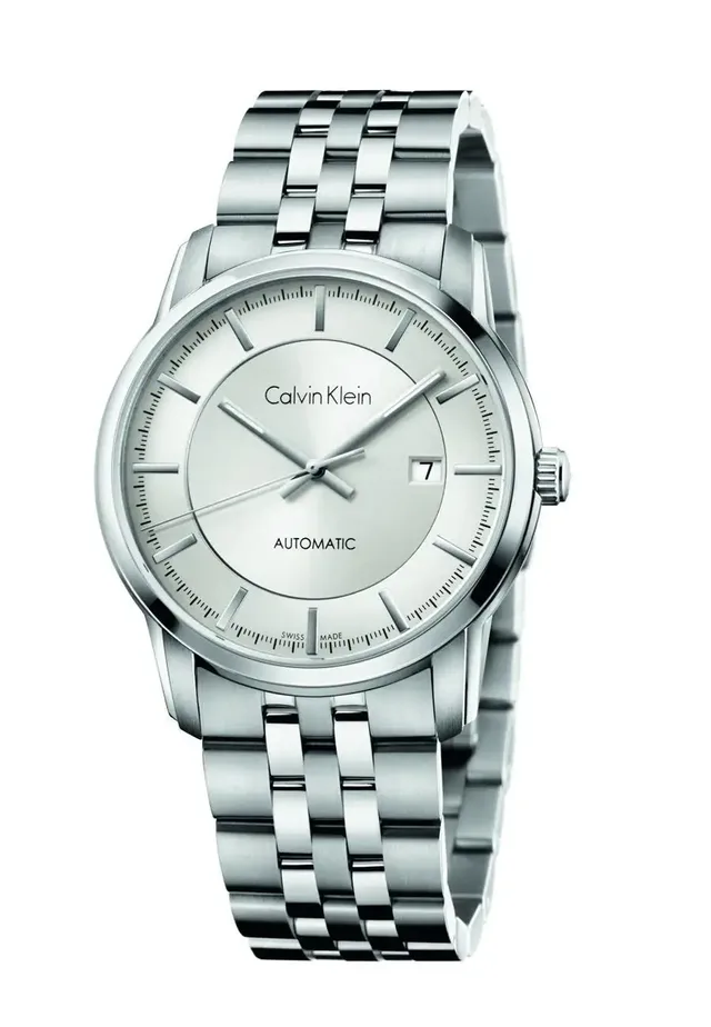 Calvin Klein infinite_silberfarbenes ZB_ Edelstahlband