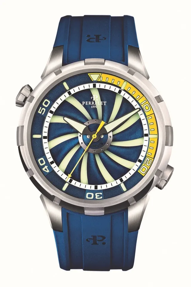 Perrelet: Turbine Diver in Blau