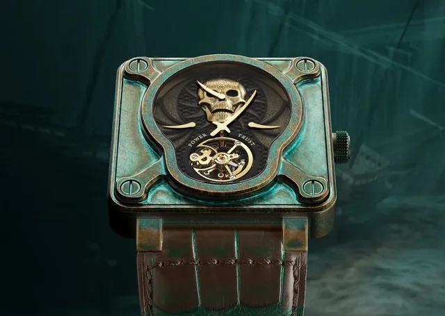 Bell & Ross: BR 01 Skull Bronze Tourbillon