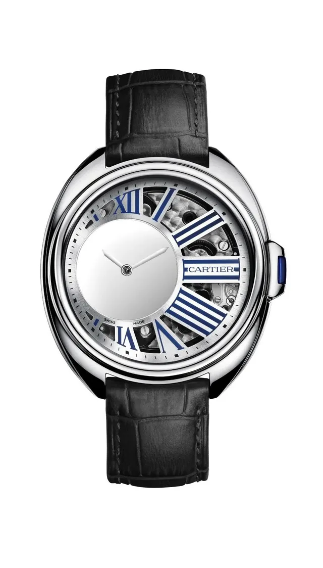 Cartier: Clé de Cartier Mysterious Hour in Palladium