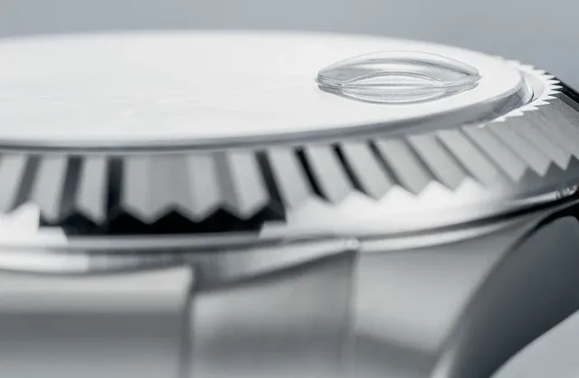 Symbol für das gut ablesbare Datum: die Lupe der Rolex Datejust